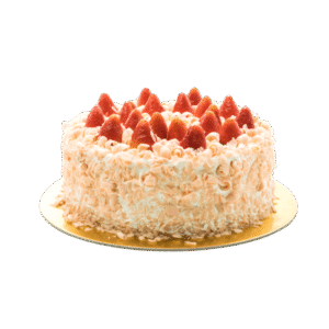 Strawberry cream cake