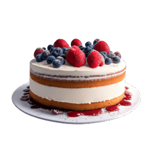 Double layer fruit cake