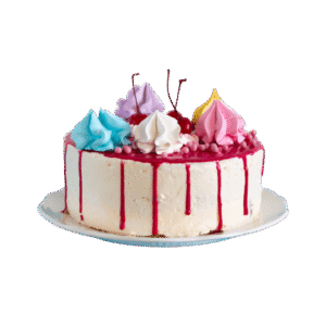 Cherry cream cake