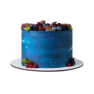 Galaxy shaped cake